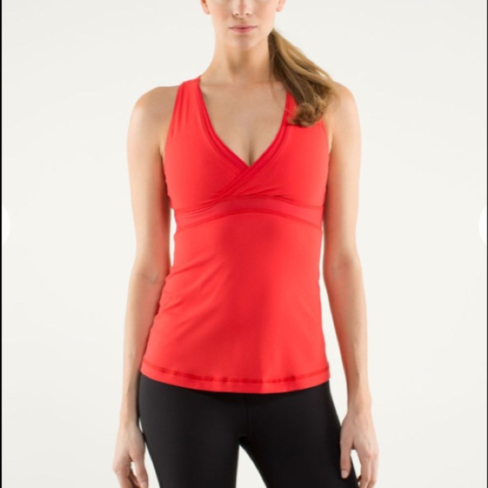 Lululemon Deep V Athletic Tank Sz 8